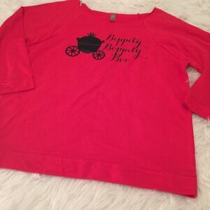 Next Level Apparel Womens Sweatshirt Sz XL Bippity Boppity Boo Boat Neck